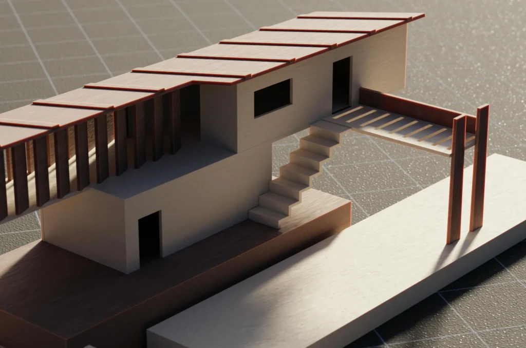 Architectural planning and design for residential building